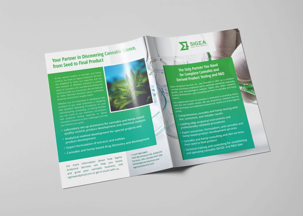 Sigma Analytical Services: Brochure Design