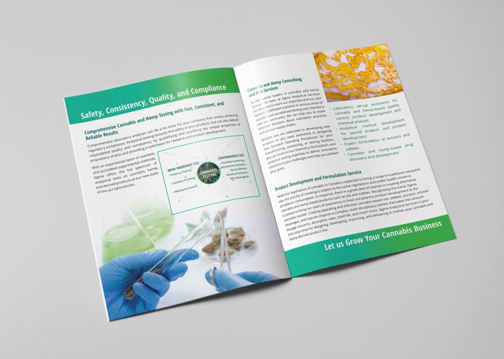 Sigma Analytical Services: Brochure Design